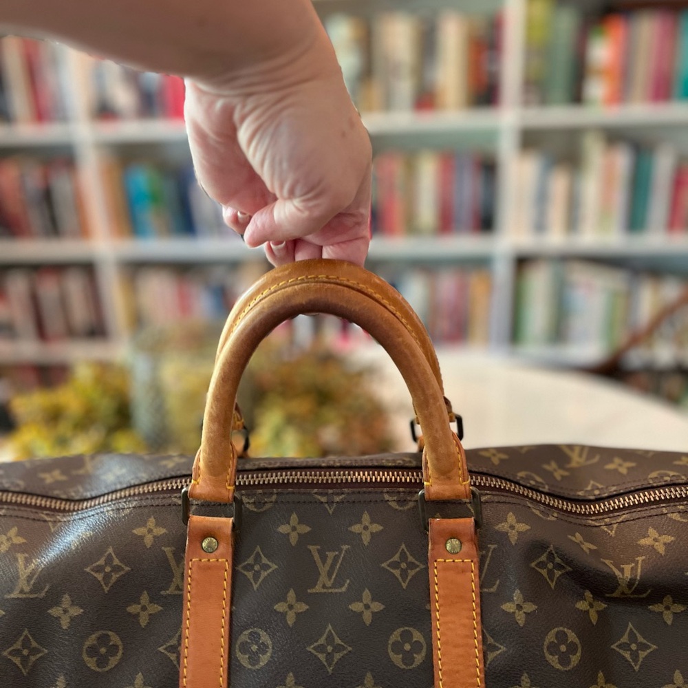 ✈️ Louis Vuitton Keepall 55 Monogram Canvas — Classic Travel Icon - Picture 14 of 16